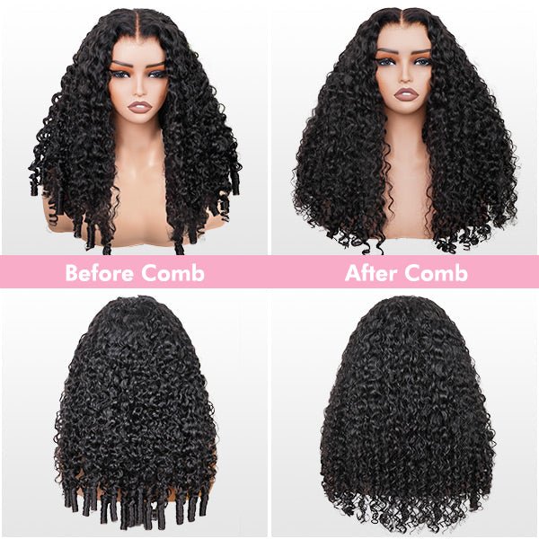 Geeta Hair Burmese Curly 13x4 Lace Front Wig 100% Human Hair Wigs Curly Hair Pre Plucked Hairline Flash Sale - Image 3