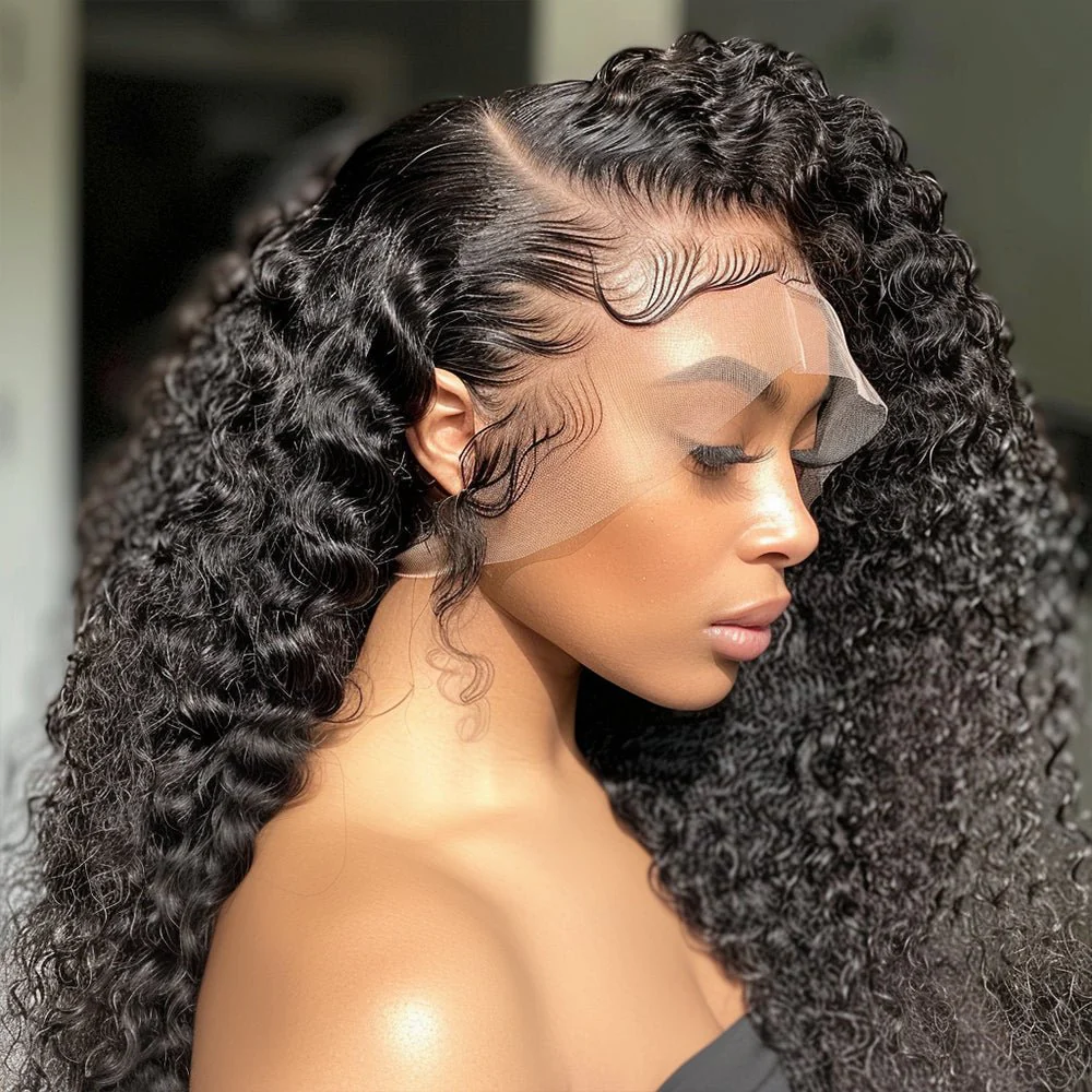 13x4 Lace Front Wig Spanish Curly Hair Pre Plucked Hairline Wig Subscriber Exclusive Flash Sale - Image 3