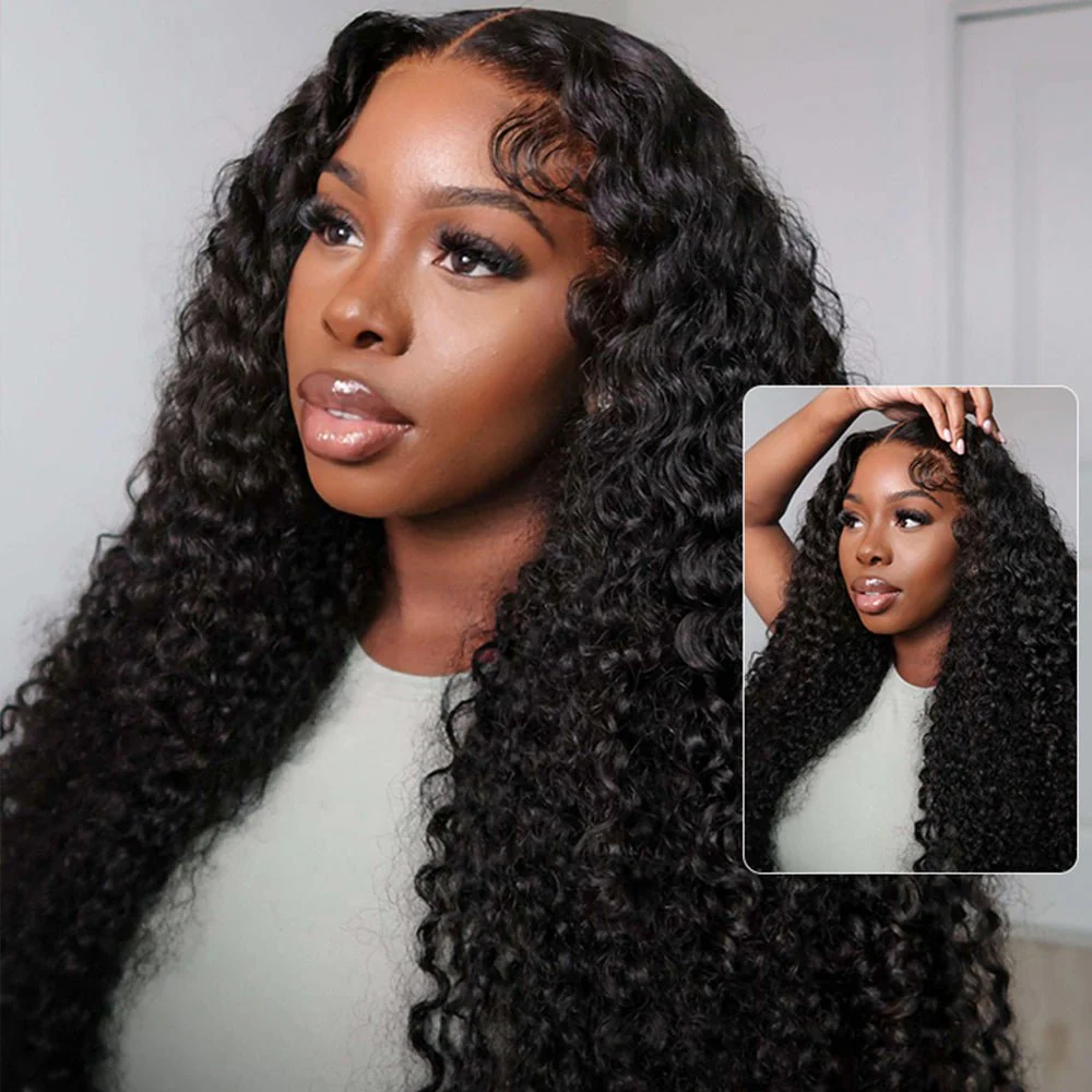 13x4 Lace Front Wig Spanish Curly Hair Pre Plucked Hairline Wig Subscriber Exclusive Flash Sale - Image 4
