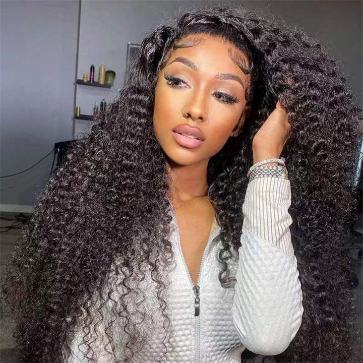 13x4 Lace Front Wigs Human Hair Pre Plucked with Baby Hair Jerry Curly Lace Frontal Wig for Black Women 180% Density - Image 5