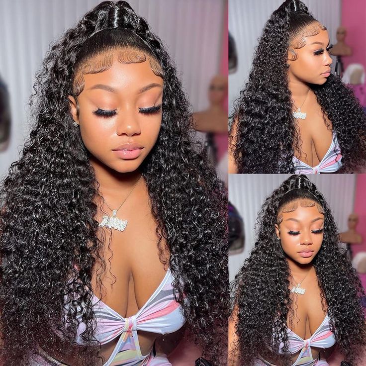 13x4 Lace Front Wigs Human Hair Pre Plucked with Baby Hair Jerry Curly Lace Frontal Wig for Black Women 180% Density - Image 6