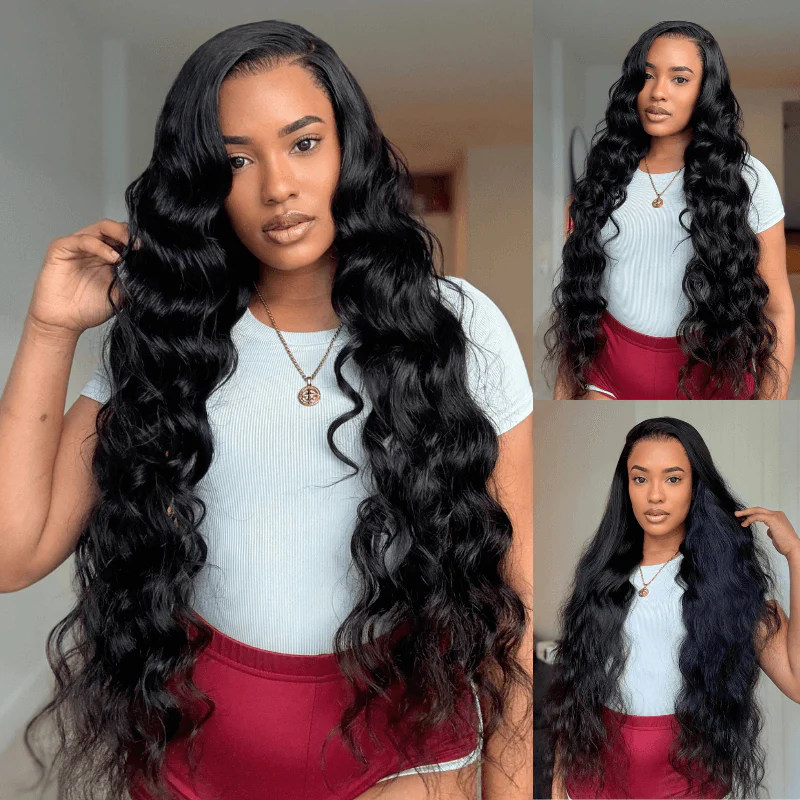 $199 30Inch 180% Density Body Wave Lace Frontal Wig Upgrade Invisi Drawstring Glueless Wigs Brand Day Flash Sale - Image 2