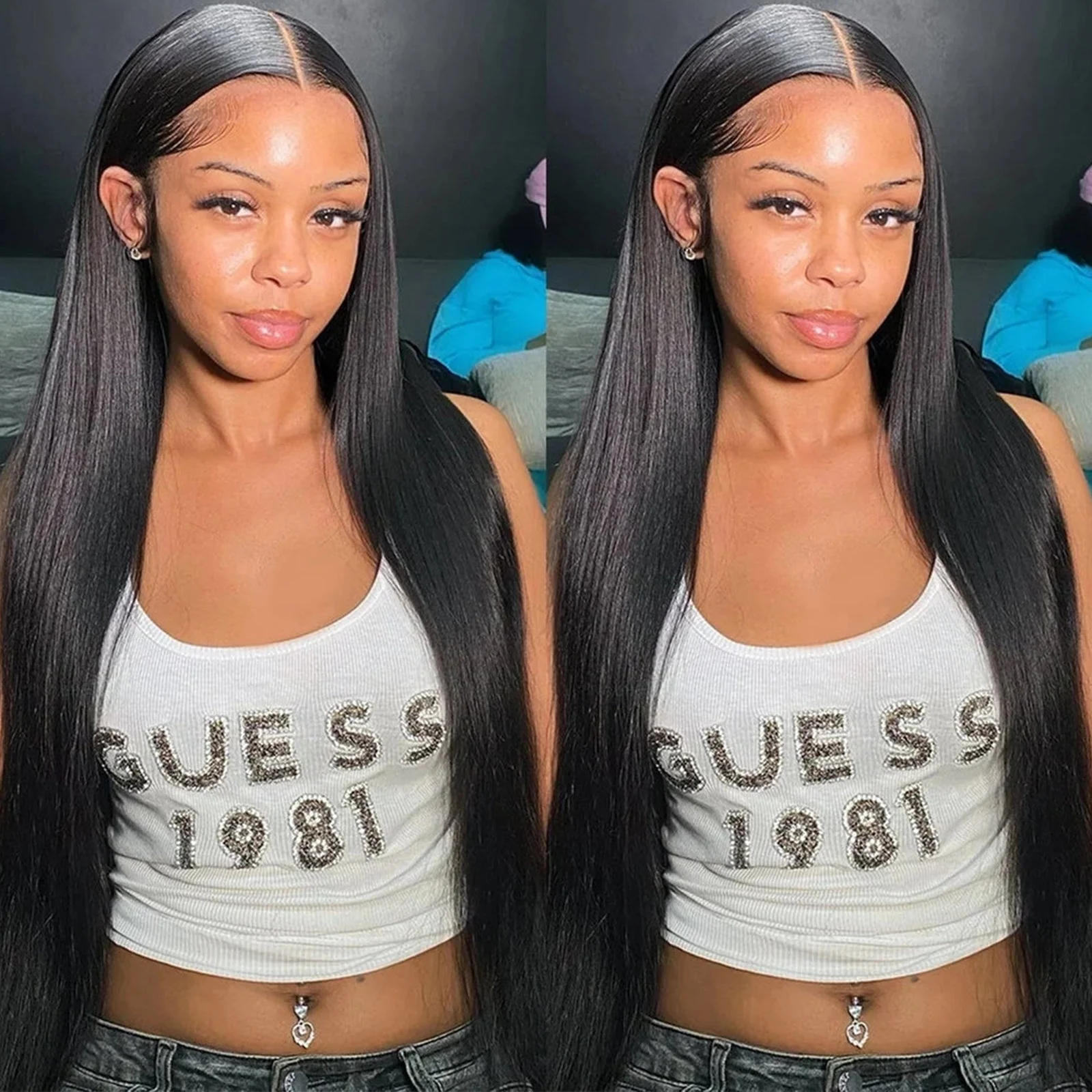 [24h quickship] 13x6 Lace Frontal Wig Silky Straight Human Hair Wig Subscriber Exclusive Flash Sale