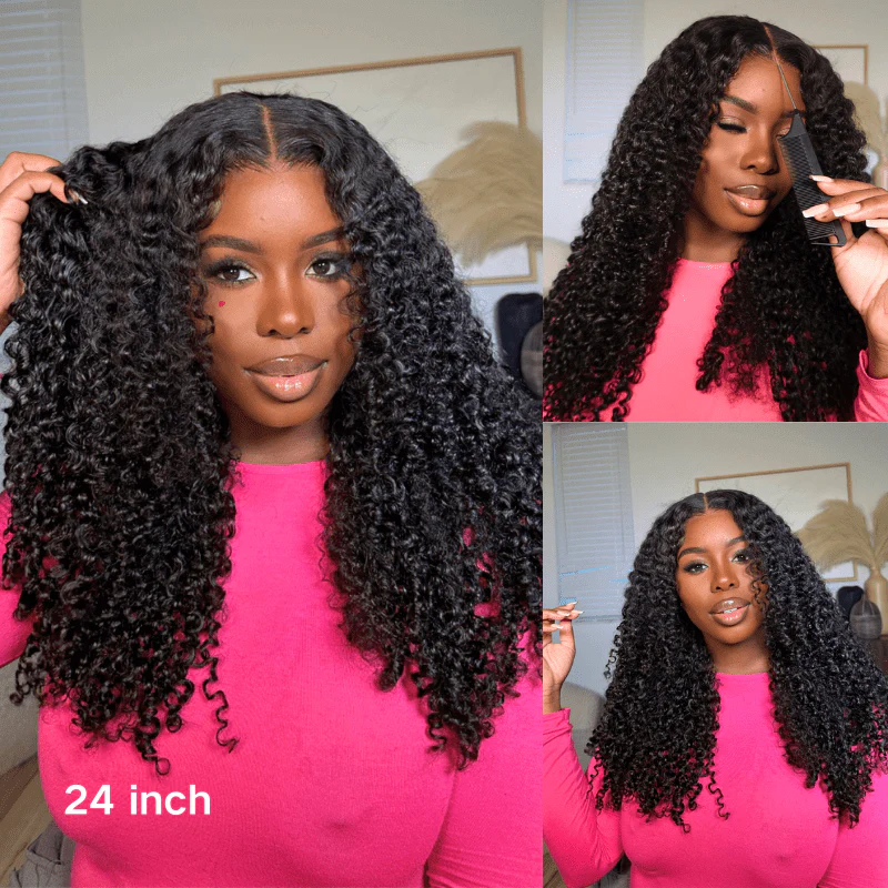 180% Density Kinky Curly 7x5 / 13x4 Lace Front Bob Wigs Glueless Human Hair Wig Flash Sale - Image 3