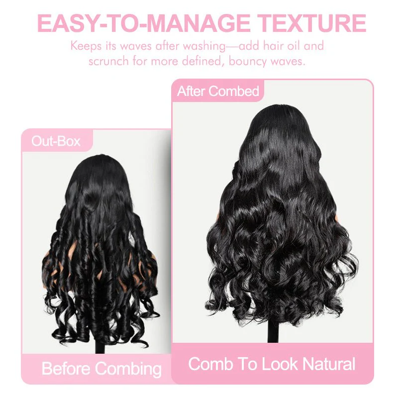 Geeta Hair $179 26Inch 180% Density Body Wave Lace Frontal Wig Upgrade Invisi Drawstring Glueless Wigs - Image 6