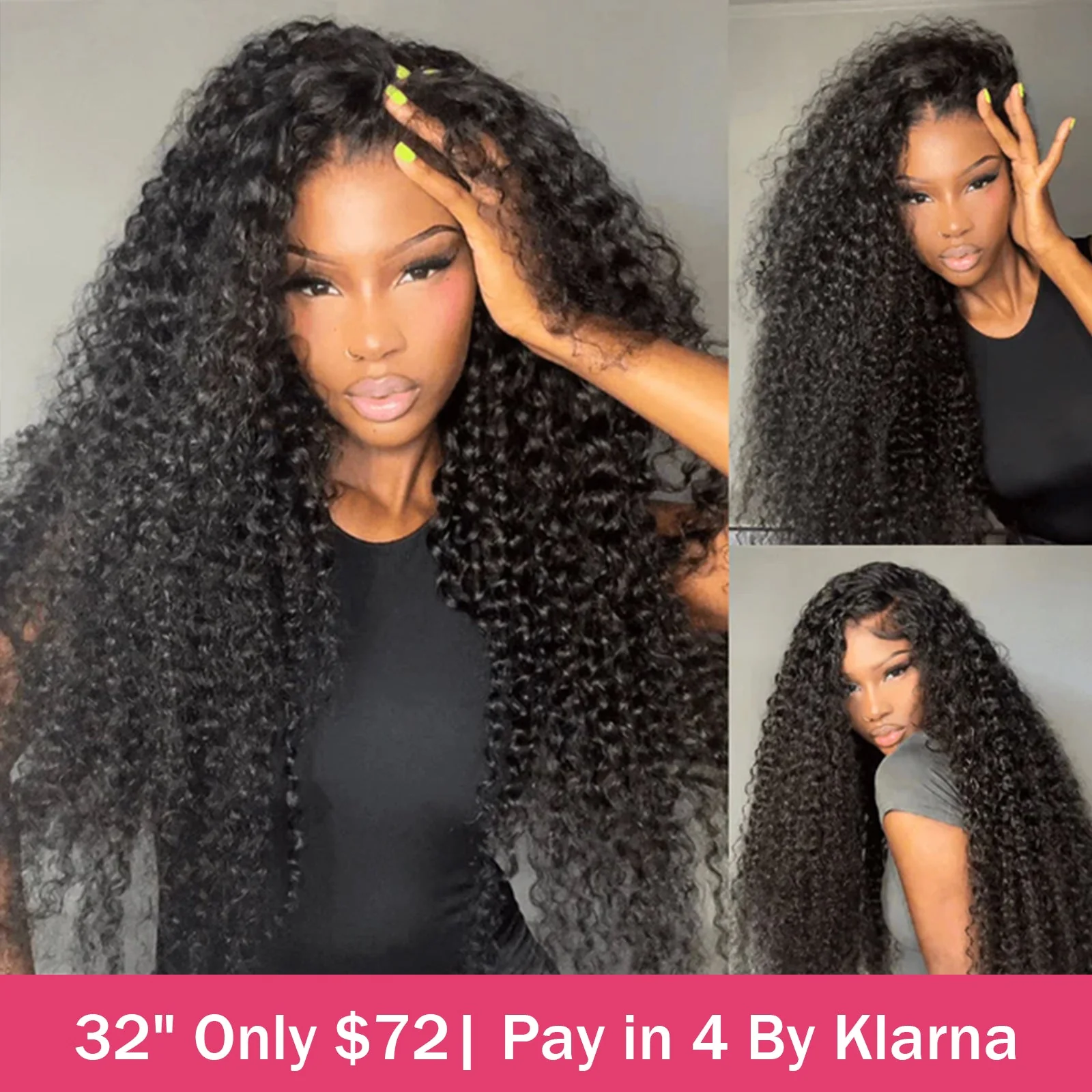 $48 Get 28Inches| 13x4 Lace Frontal HD Lace Bouncy Pixel Curl Wig Subscriber Exclusive - Image 2