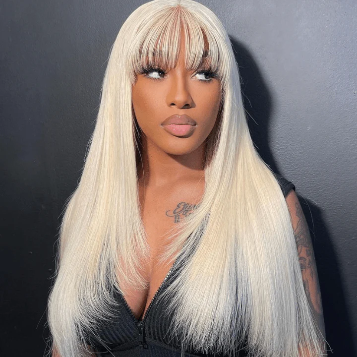 613 Blonde Hair 4x4/13x4 Transparent Layered Straight Wig With Bnags/ No Bangs 6x4.5 HD Butterfly Haircut Human Hair Wigs-Geeta Hair - Image 6