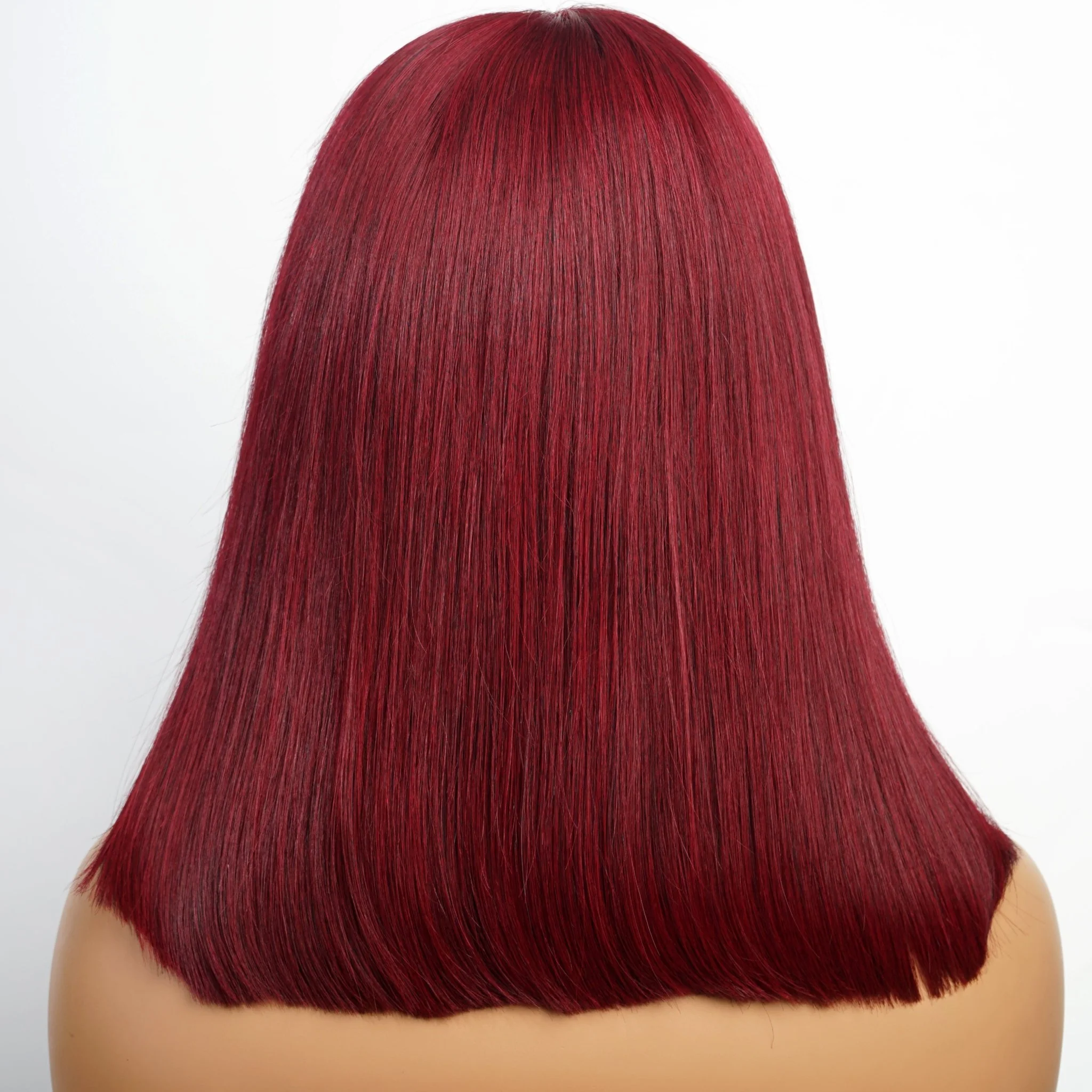 99J Straight Bob Wigs Human Hair With Bang 100% Human Hair Short Bob Wigs For Woman Flash Sale - Image 6