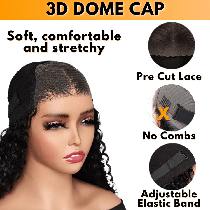 Blonde Balayage On Brown Hair Deep Wave Lace Front Wig Highlaight 13x4/4x4 HD Lace Human Hair Wigs - Image 5