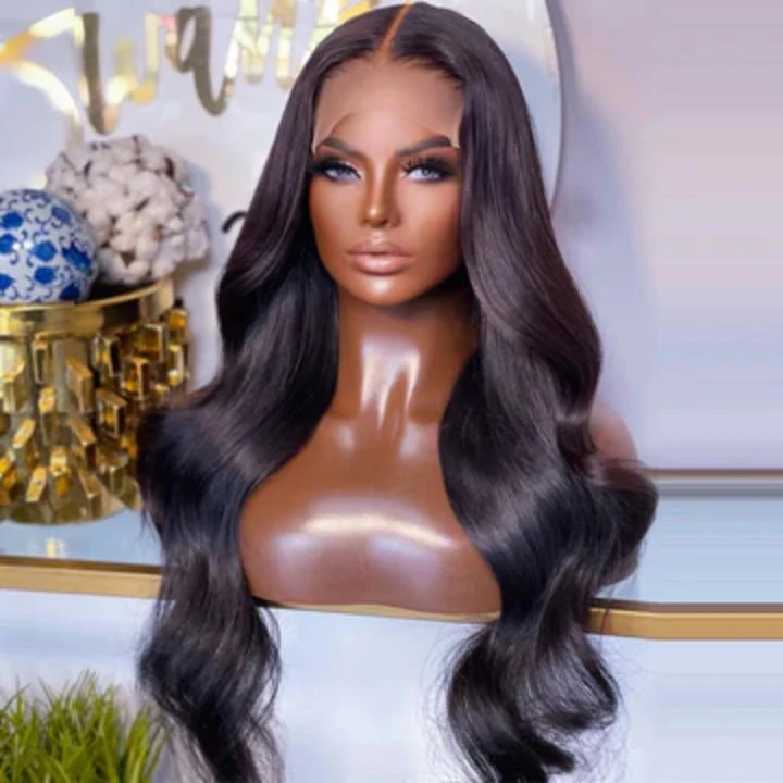 Body Wave Hair Glueless 5x5 HD Lace Closure Wig 100% Virgin Human Hair Wigs-Geeta Hair - Image 5