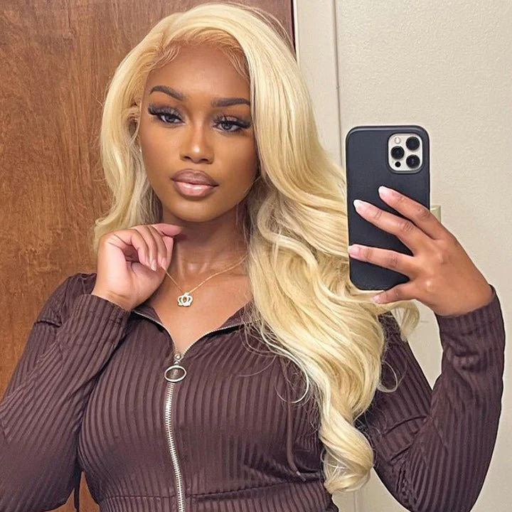 Body Wave 613 Hair Lace Frontal Wig Glueless Lace Human Hair Wigs With Baby Hair - Image 3