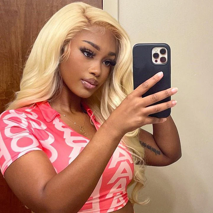 Body Wave 613 Hair Lace Frontal Wig Glueless Lace Human Hair Wigs With Baby Hair - Image 6