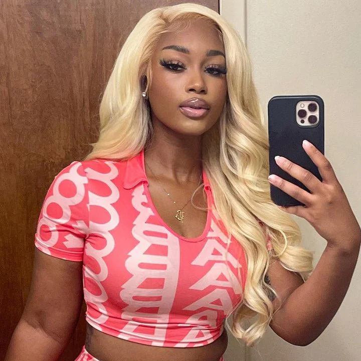 Body Wave 613 Hair Lace Frontal Wig Glueless Lace Human Hair Wigs With Baby Hair - Image 7