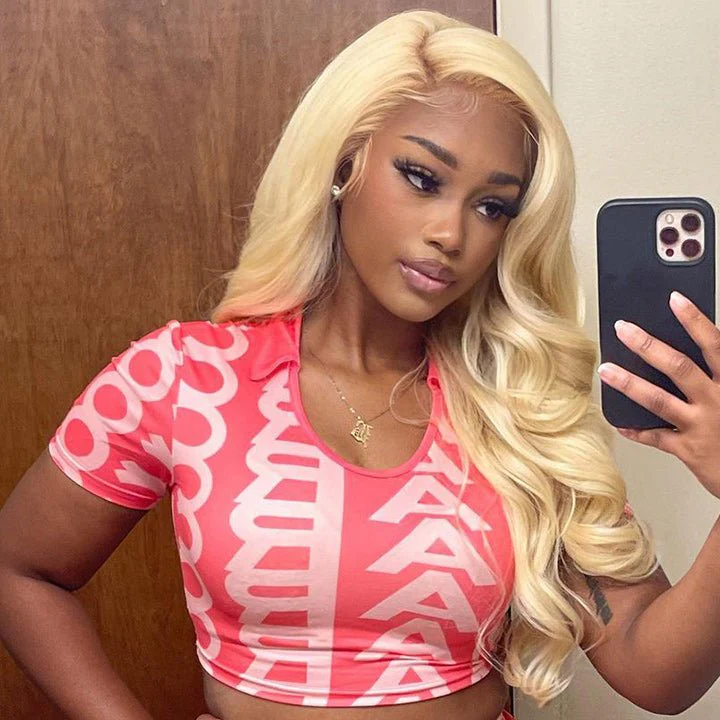 Body Wave 613 Hair Lace Frontal Wig Glueless Lace Human Hair Wigs With Baby Hair - Image 8