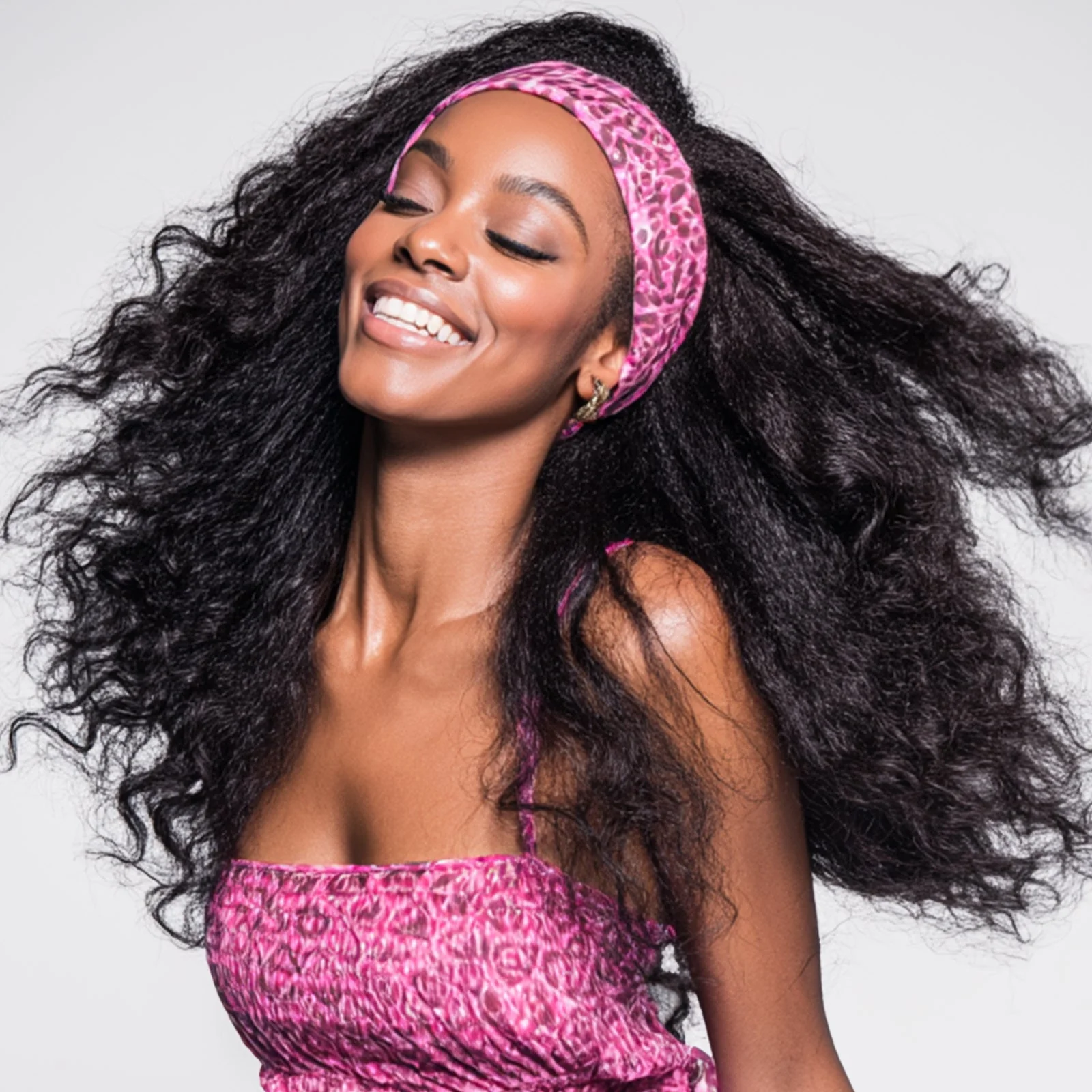 Kinky Straight Hair Burmese Ends Lace Base Headband Wig 100% Unprocessed Virgin Hair Wigs Brand Day Flash Sale - Image 2