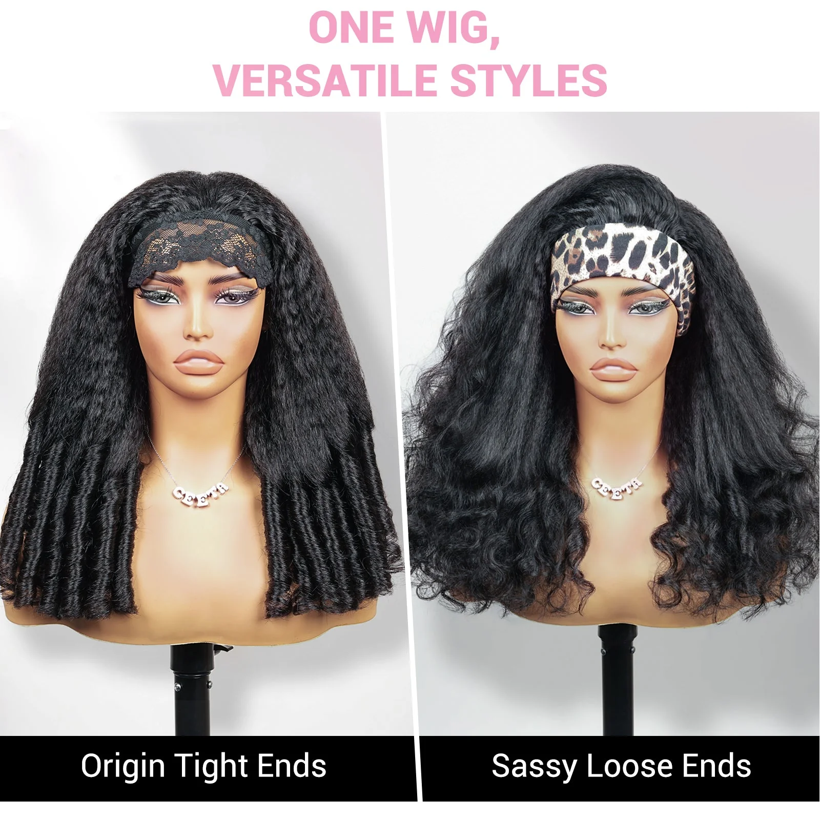 Kinky Straight Hair Burmese Ends Lace Base Headband Wig 100% Unprocessed Virgin Hair Wigs Brand Day Flash Sale - Image 6