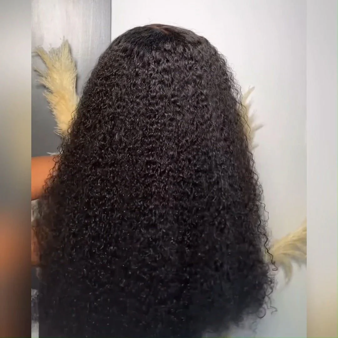 Full 300% Density Lace Wig Human Hair Wear and Go Glueless Soft Curly Human Hair Hd Lace Frontal Pre Plucked Wigs - Image 4