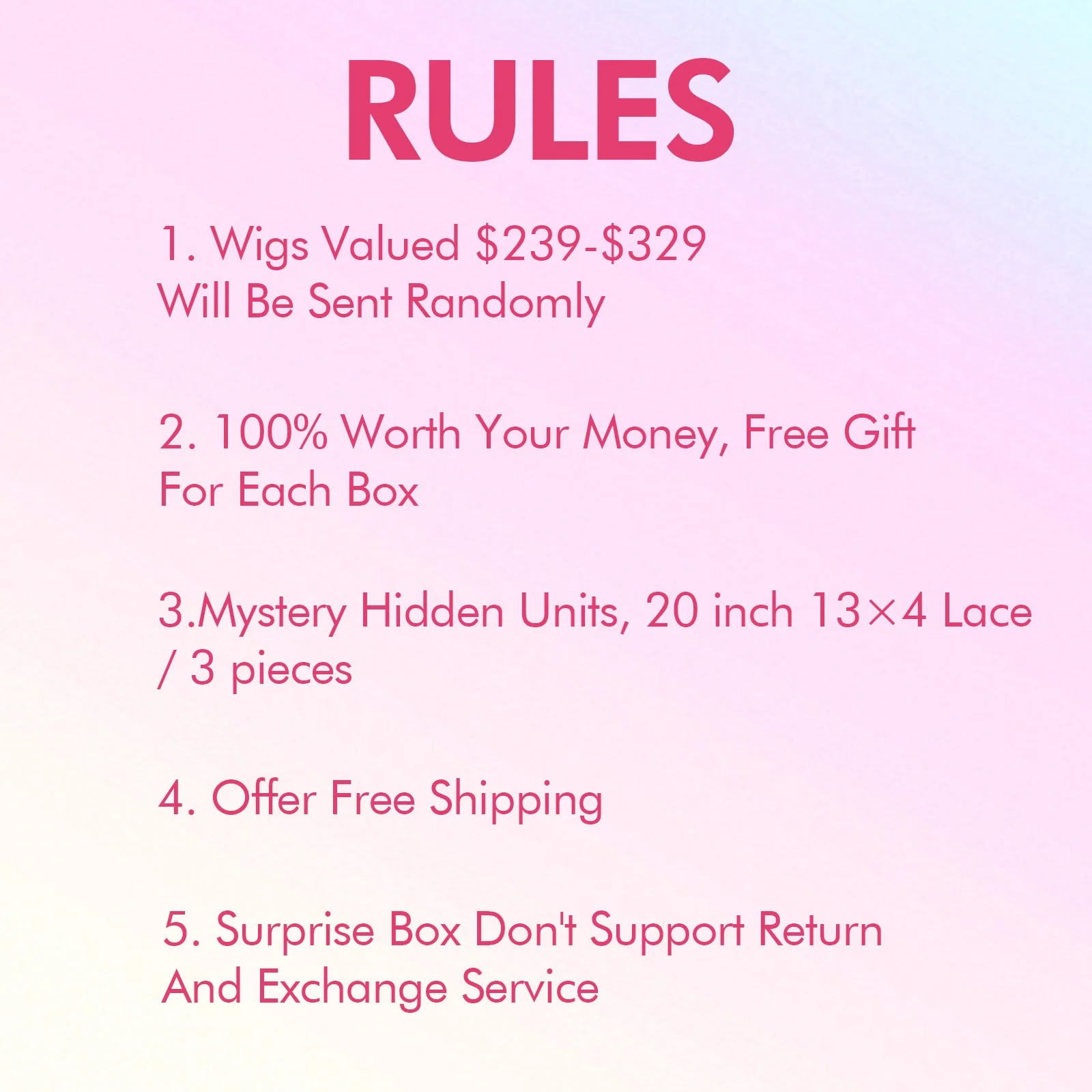 Geeta Hair $109 Surprise Box Randomly Get 12''-18'' Front Lace Wigs Value $239-$329 - Image 2