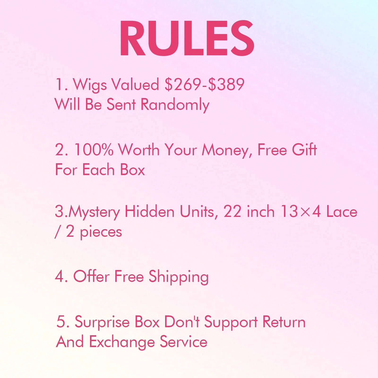 Geeta Hair $129 Surprise Box Randomly Get 16''-20'' Front Lace 180%-250% Density Wigs Value $269-$389 - Image 2