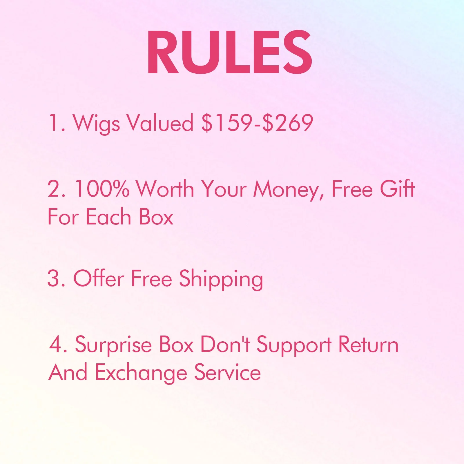 Geeta Hair $79 Surprise Box Randomly Get 6''-12'' Wear-Go Wig Value $159-$269 - Image 2