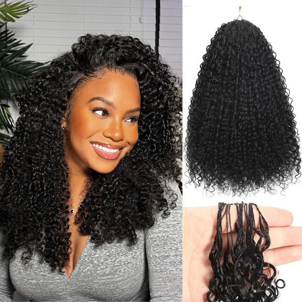 Geeta Hair Crochet Human Hair All Textures Miracle Knots Friendly for Boho Braids Pre-Separated Time-Saving Design - Image 7