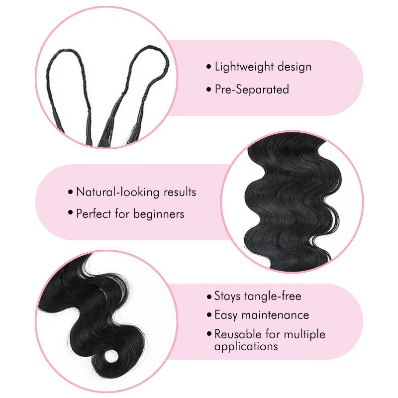 Geeta Hair Crochet Human Hair All Textures Miracle Knots Friendly for Boho Braids Pre-Separated Time-Saving Design - Image 14