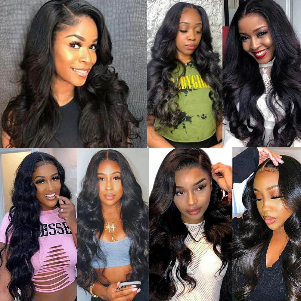GeetaHair 4 Bundles With 4x4 Lace Closure Body Wave 100% Unprocessed Human Hair - Image 6