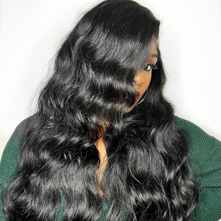 Geetahair Upgrade HD Lace Body Wave Wig With Pre Plucked Natural Hairline Lace Front Wigs Match All Skin Color - Image 3