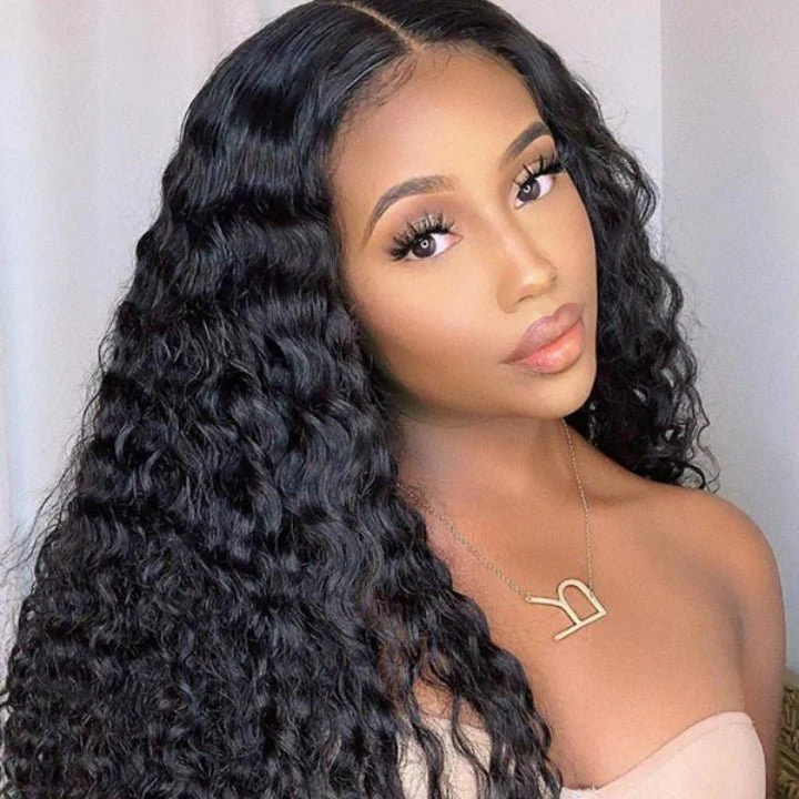 Geetahair Upgrade HD Lace Deep Wave Wig Pre Plucked Natural Hairline Human Hair Wigs Match All Skin Color - Image 2