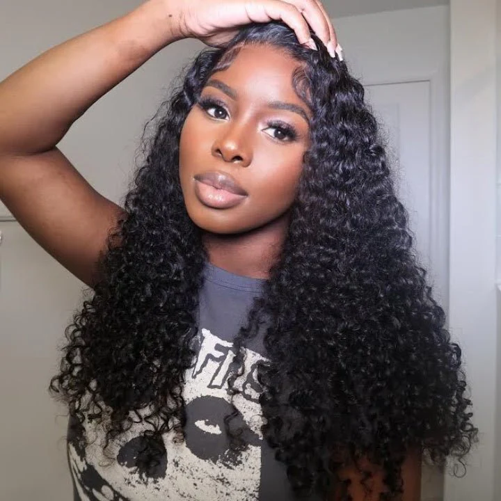 Geetahair Upgrade HD Lace Deep Wave Wig Pre Plucked Natural Hairline Human Hair Wigs Match All Skin Color - Image 3