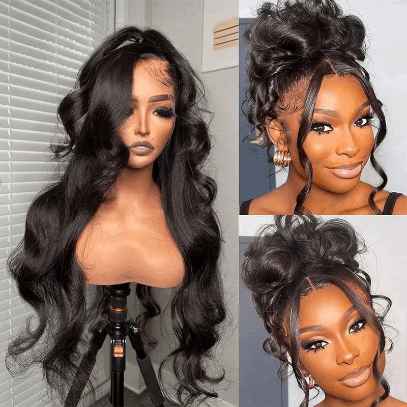 Invisi Strap 360 Transparent Lace Frontal Body Wave Wig Face Framing Snug Fit All Sizes Human Hair Wigs Daily Deal - Image 6