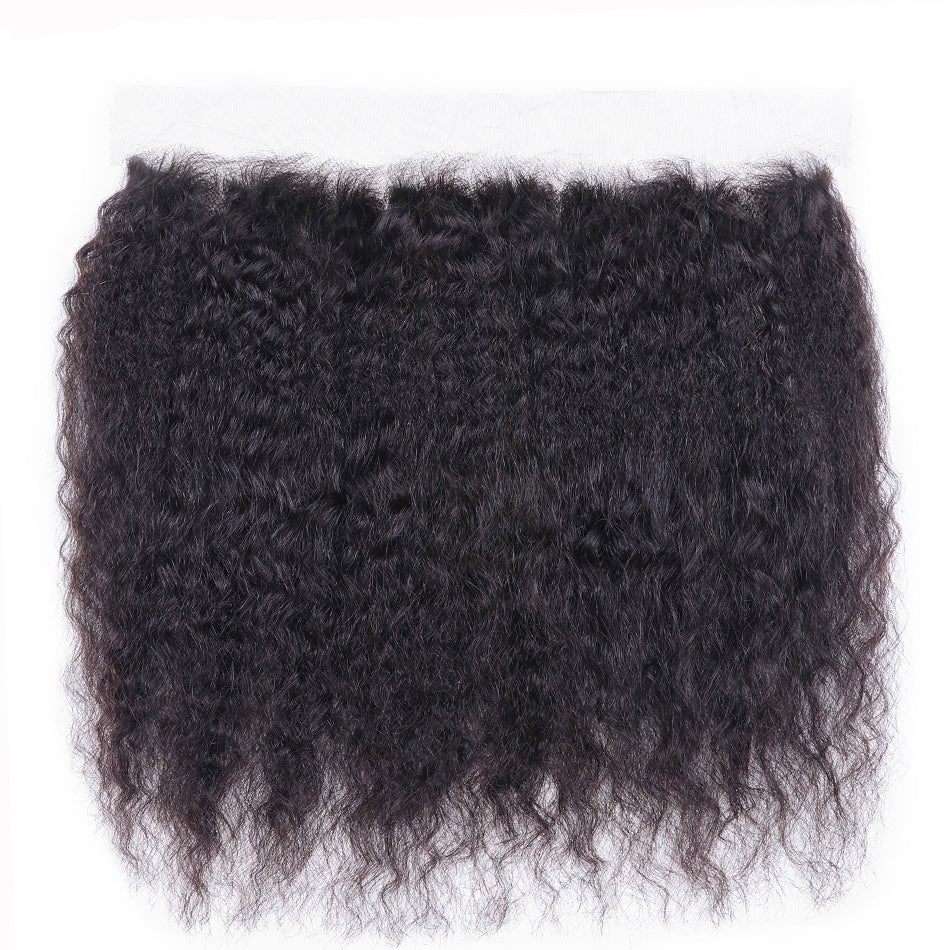 Geetahair Kinky Straight Hair 4 Bundles With 13x4 Lace Frontal 100% Unprocessed Human Hair - Image 5