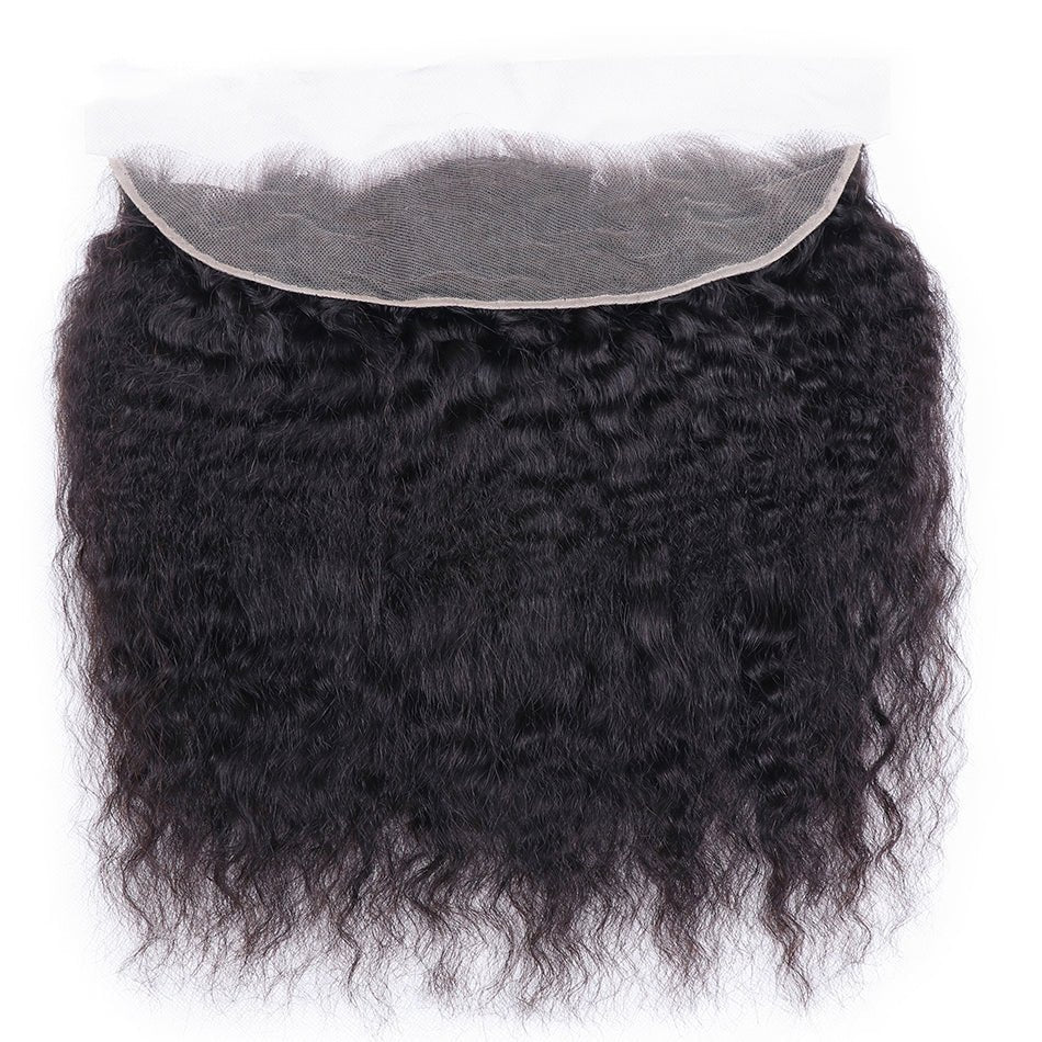 Geetahair Kinky Straight Hair 4 Bundles With 13x4 Lace Frontal 100% Unprocessed Human Hair - Image 6