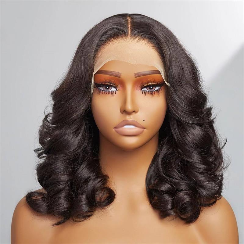 Loose Wave 13x4 HD Lace Front Wig Pre Plucked Hairline With Baby Hair 150% Density Flash Sale - Image 9