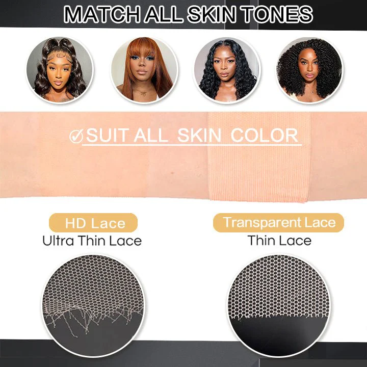 Raw Glueless Wig Bouncy Loose Wave 13x4 / 7x5 Lace Front Human Hair Wigs For Women - Image 9