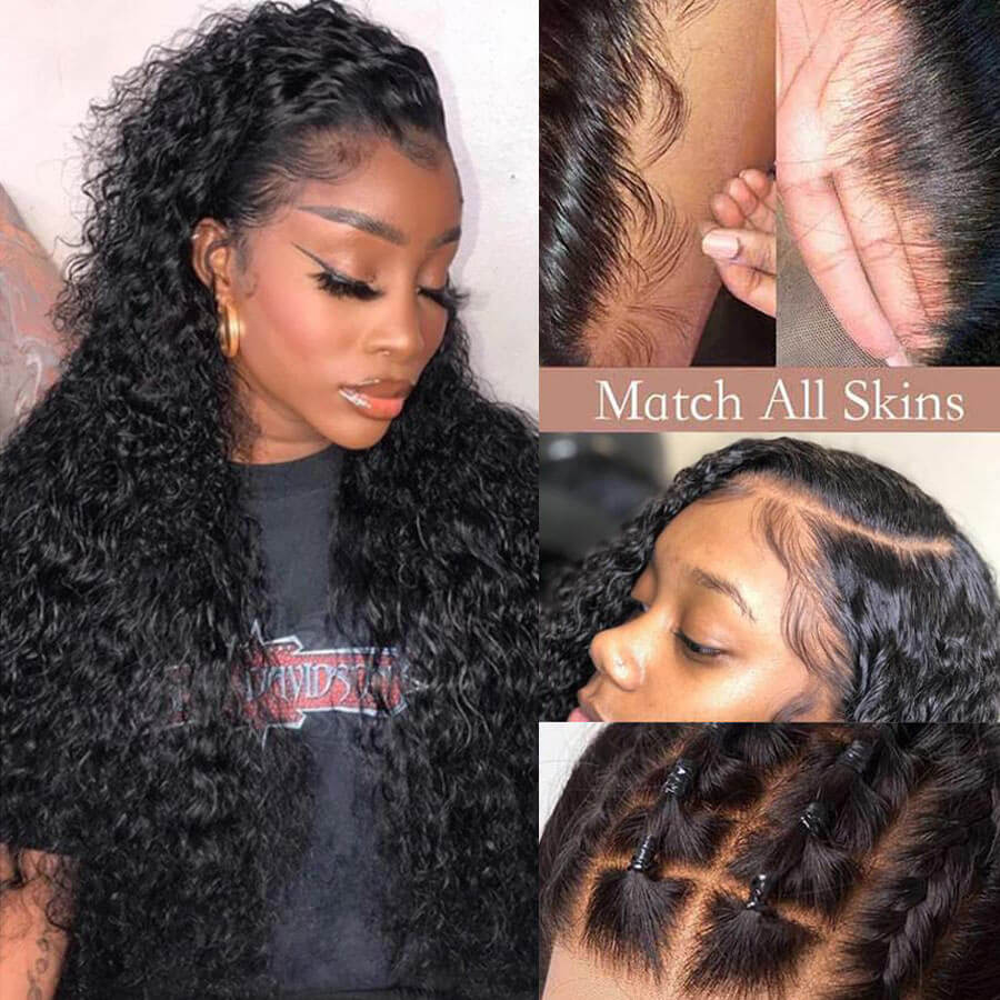 Natural Curly Hair 13x6 HD Lace Front Wigs Human Hair Pre Plucked Hairline Glueless Wig-Geeta Hair - Image 6