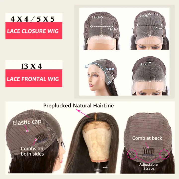 Short Straight Hair Lace Front Bob Wigs Pre Plucked Natural Hairline Glueless Real Human Hair Wig-Geeta Hair - Image 7