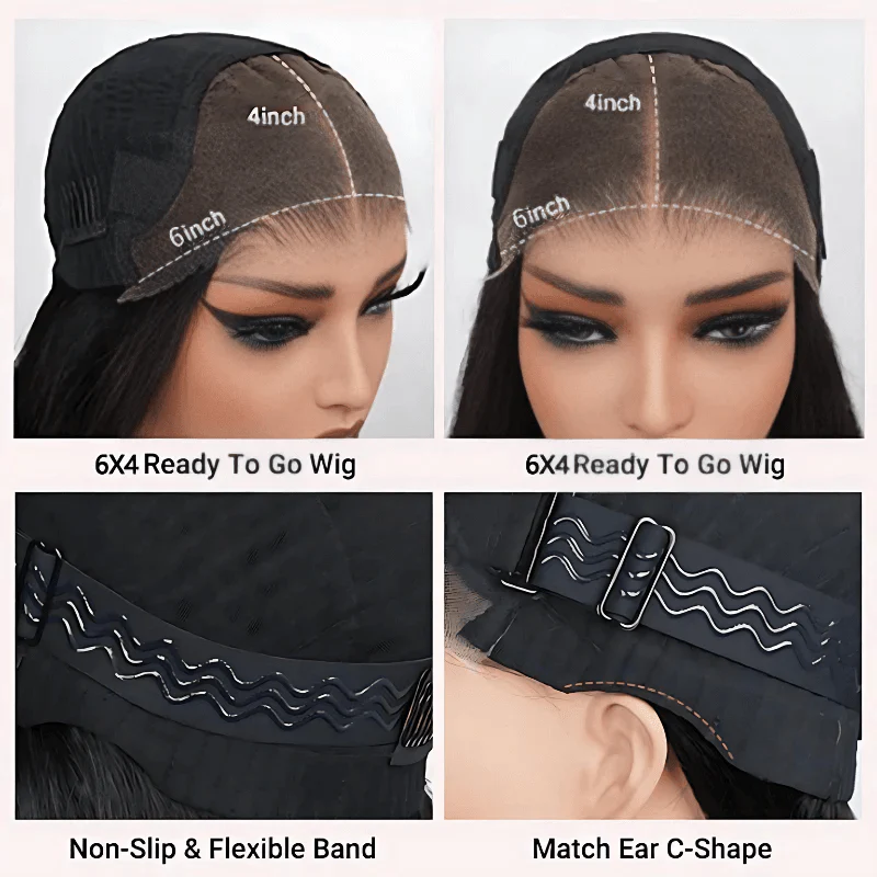 [USA Address Only] [24H Shipping] Geeta Hair 26Inch $179 Straight Hair Transparent Lace Glueless Wigs Human Hair 180% Density Flash Sale - Image 8