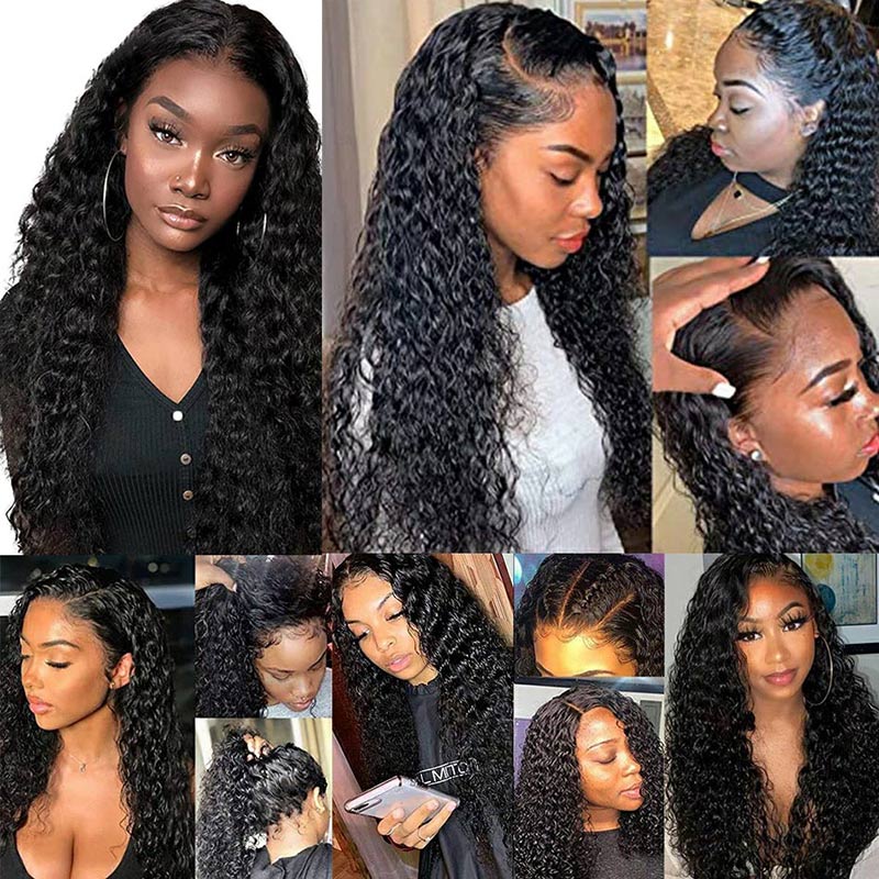 Geetahair Water Wave Hair 3 Bundles with 4x4 Lace Closure 100% Virgin Human Hair on Sale - Image 6